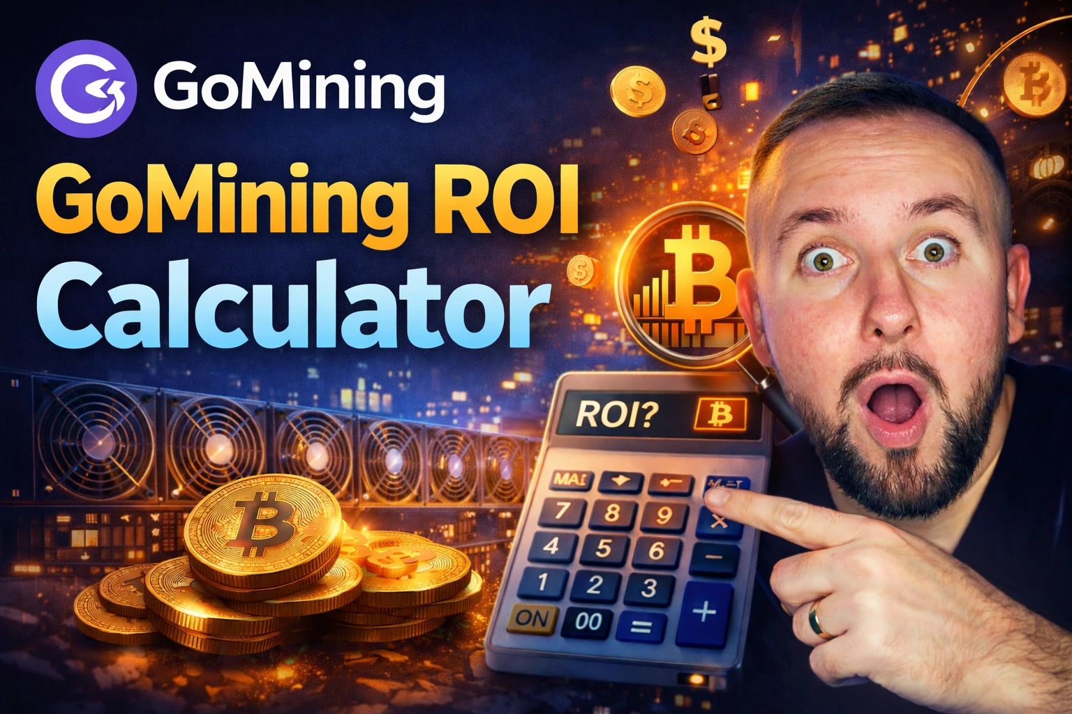 gomining roi calculator bitcoin mining btc miner review