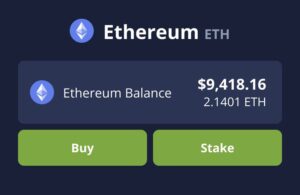 iTrustCapital Staking Ethereum Rewards