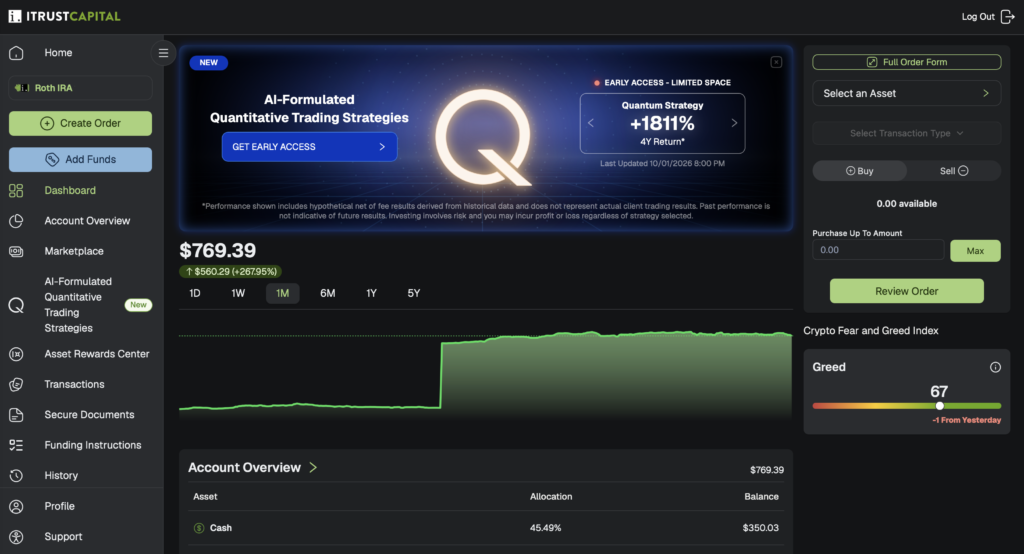 itrustcapital review my porfolio holding bitcoin dashboard account